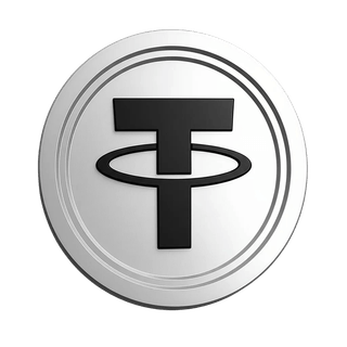 Tether-USDT-Stablecoin-Darstellung für eine Trading-Einstiegshilfe